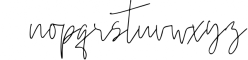 Beauty Signature - Handwritten Font 1 Font LOWERCASE