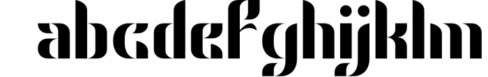 Bedempank Typeface Font LOWERCASE