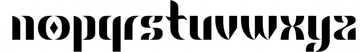 Bedempank Typeface Font LOWERCASE