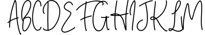 Begittera Monoline Modern Font Font UPPERCASE