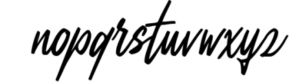 Belbing Script Font LOWERCASE