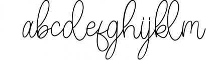 Belgia Handwrittten Script Font LOWERCASE