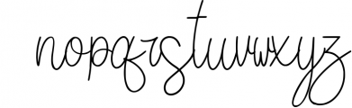 Belgia Handwrittten Script Font LOWERCASE