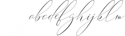 Belinda Script - Regular and Italic Font LOWERCASE