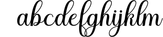 Bella Bellivia 1 Font LOWERCASE