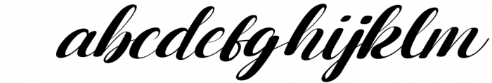 Belligo - Modern Calligraphy Font Font LOWERCASE