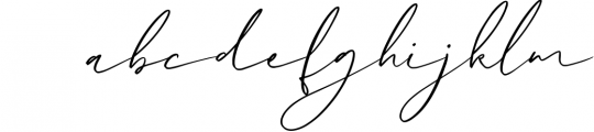Bellisha Smith - Signature Script Font 1 Font LOWERCASE