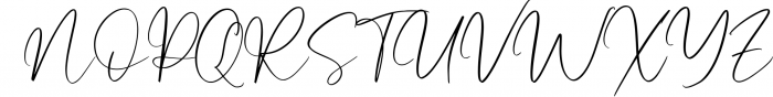 Bellisha Smith - Signature Script Font Font UPPERCASE