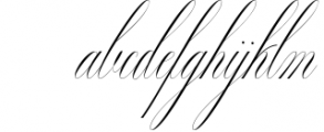 Benalline Signature 3 Font LOWERCASE