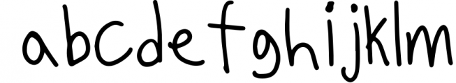 Benjammin' - Kid's Handwritten Font Font LOWERCASE