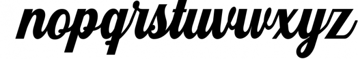 Bentley Variantions 3 Font LOWERCASE