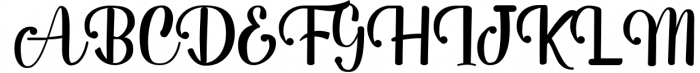 Benvollin - Cursive Handwritten Font Font UPPERCASE