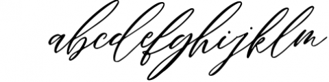 Bergamotte - Fine Art Calligraphy Font LOWERCASE