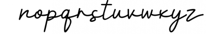 Bernadette Signature | Modern Script Font LOWERCASE