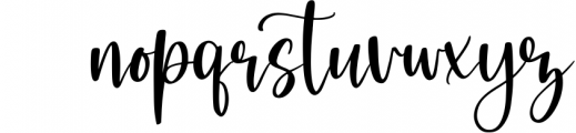 Berthalisa - Modern Calligraphy Font Font LOWERCASE