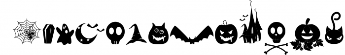 Best SELLER - Halloween Crafting Font BUNDLE 8 Font LOWERCASE