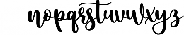 Bestie a modern script Font LOWERCASE