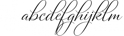 Bettrisia Script - Elegant Calligraphy Font 2 Font LOWERCASE