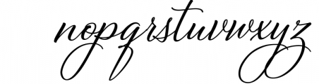 Bettrisia Script - Elegant Calligraphy Font Font LOWERCASE