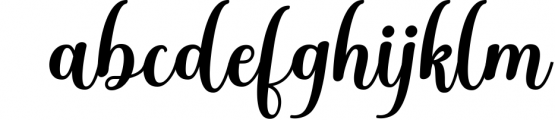 Beulagak Script Font LOWERCASE