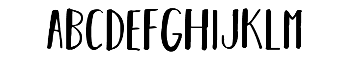BEARHUGSBYRATTICSASSIN-Regular Font LOWERCASE
