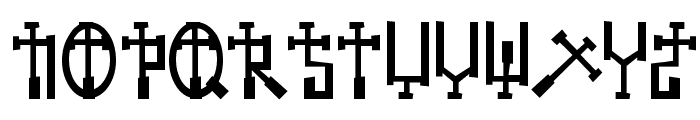 BECROSS Font LOWERCASE