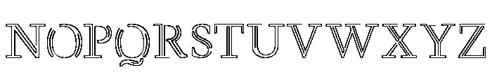 BENT WIRE Font UPPERCASE