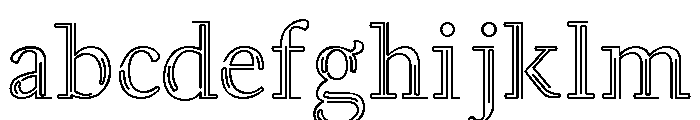 BENT WIRE FONT
