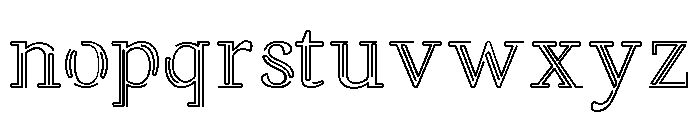BENT WIRE Font LOWERCASE