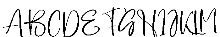 Be Kind1 Font UPPERCASE