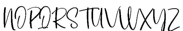 Be Kind1 Font UPPERCASE