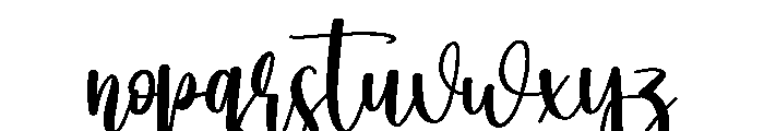 Be Kind1 Font LOWERCASE