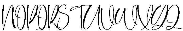Beach Birthday Font UPPERCASE