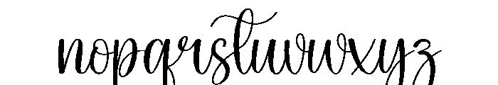 Beach Birthday Font LOWERCASE