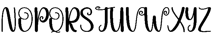 Beach Crab Font UPPERCASE