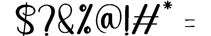 Beach Fishing Font OTHER CHARS