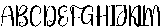 Beach Fishing Font UPPERCASE