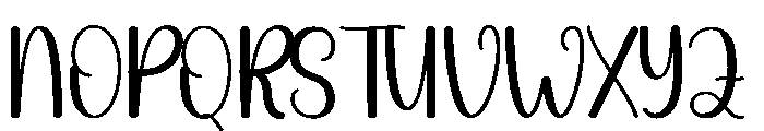 Beach Fishing Font UPPERCASE