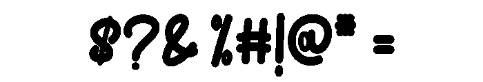 Beach Lovely Font OTHER CHARS