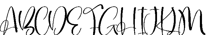 Beach Party1 Font UPPERCASE
