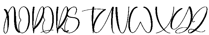 Beach Party1 Font UPPERCASE