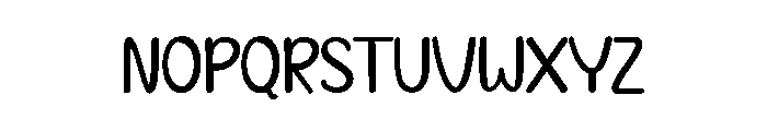 Beach Shells Font LOWERCASE