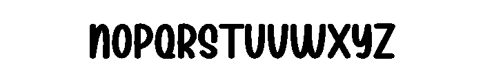 Beach Sunbathing Font LOWERCASE