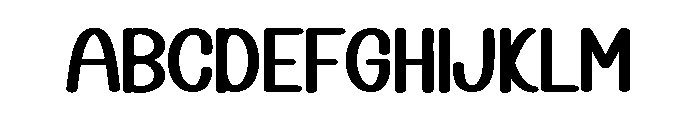 Beaches Font UPPERCASE