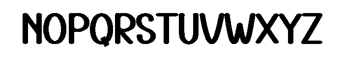 Beaches Font UPPERCASE