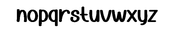 Beaches Font LOWERCASE