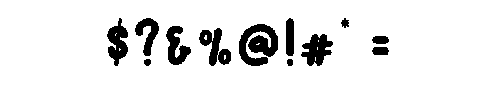 Beaching Font OTHER CHARS