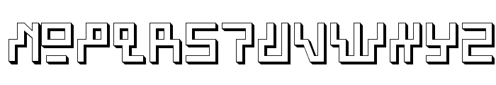 Beam Rider 3D Font LOWERCASE