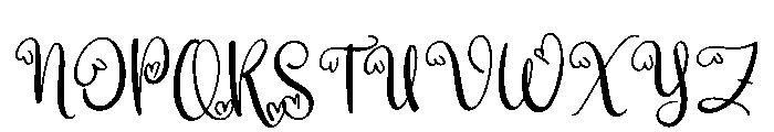 Beaming1 Font UPPERCASE
