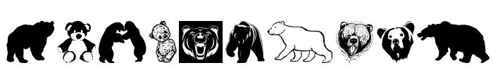 Bear Icons Font OTHER CHARS